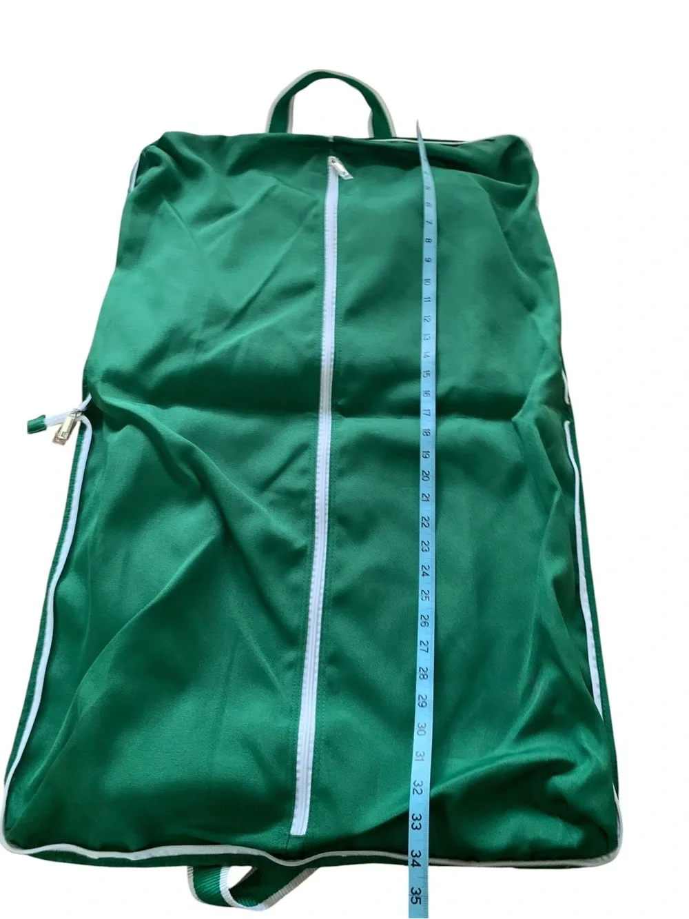 Lacoste Parfums Green Folding Garment Bag Weekender Travel Suitcase Unisex NWOT